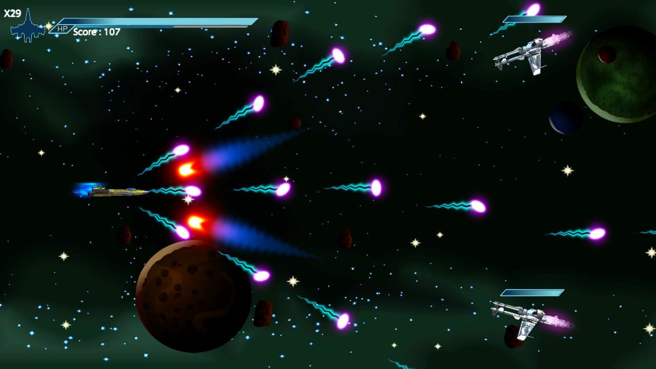 Retro Arcade Shooter – Attack from Pluto