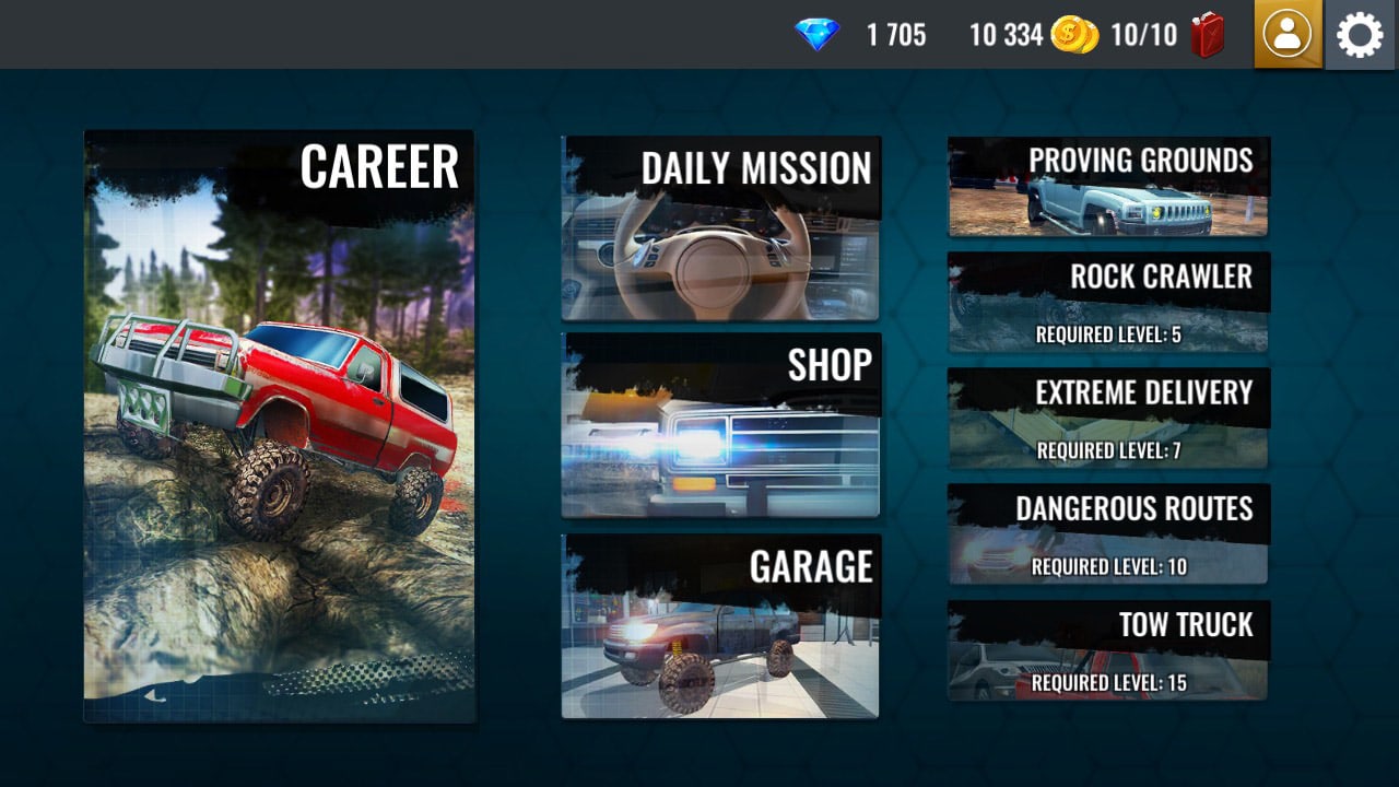 Offroad Driving Simulator 4×4: Trucks &amp; SUV Trophy