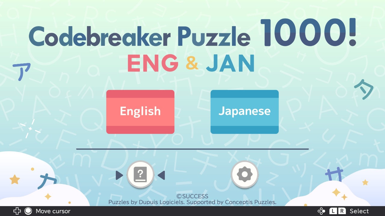 Codebreaker Puzzle 1000! ENG &amp; JAN