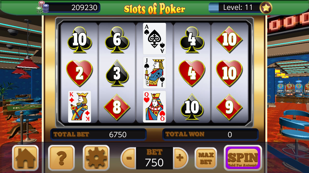 Slots of Poker at Aces Casino