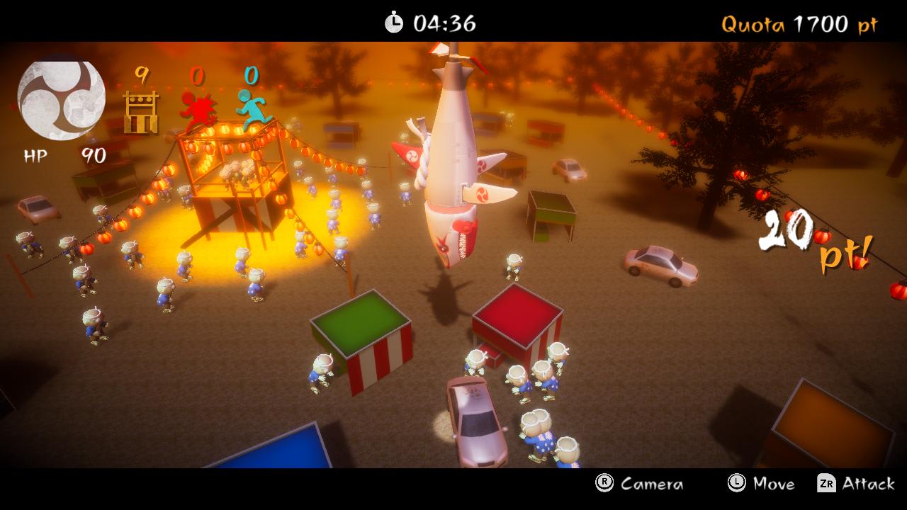 Shark Copter vs. Zombie Dancers