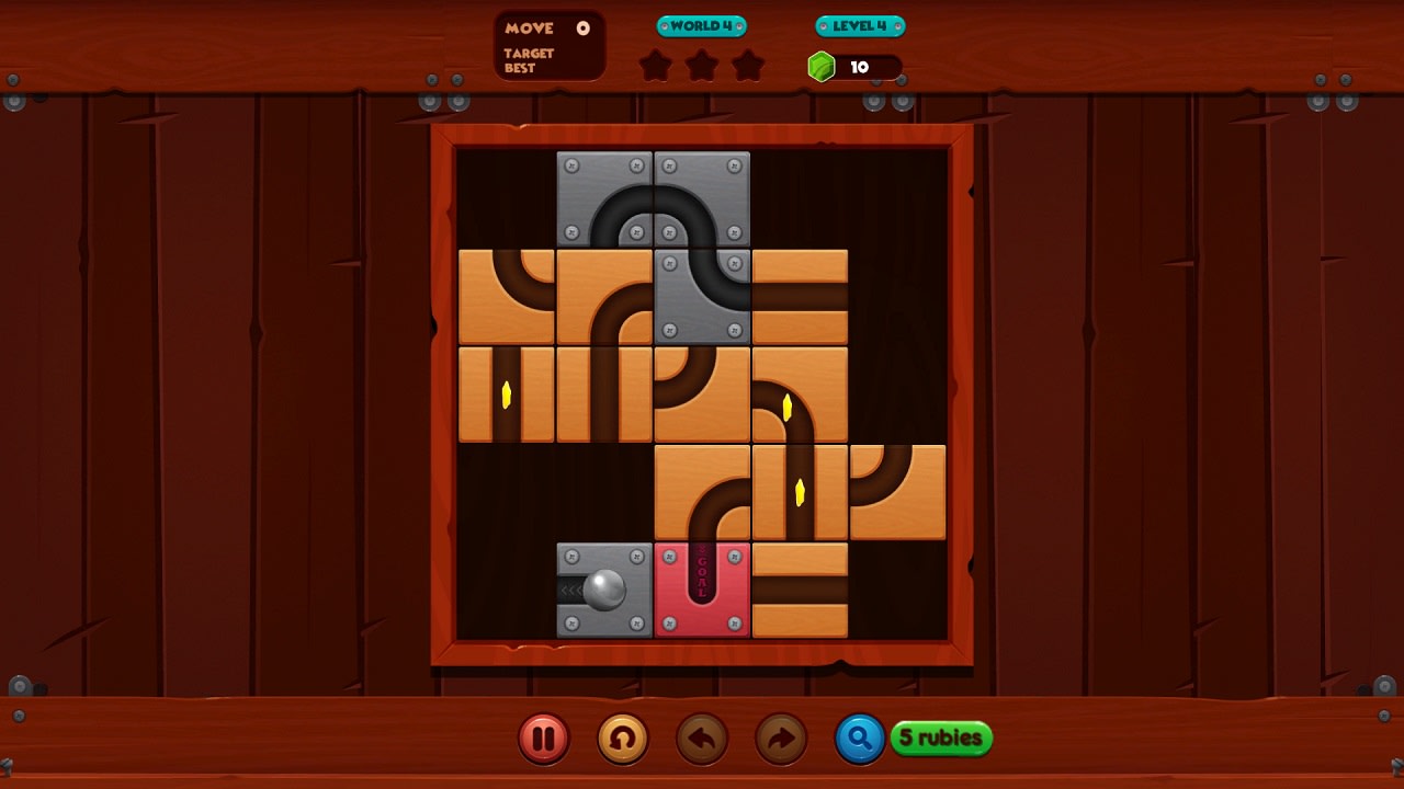 Let it roll slide puzzle