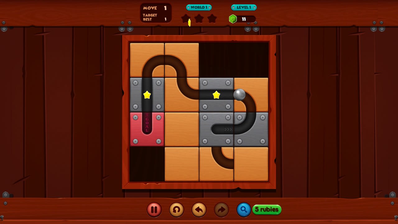 Let it roll slide puzzle