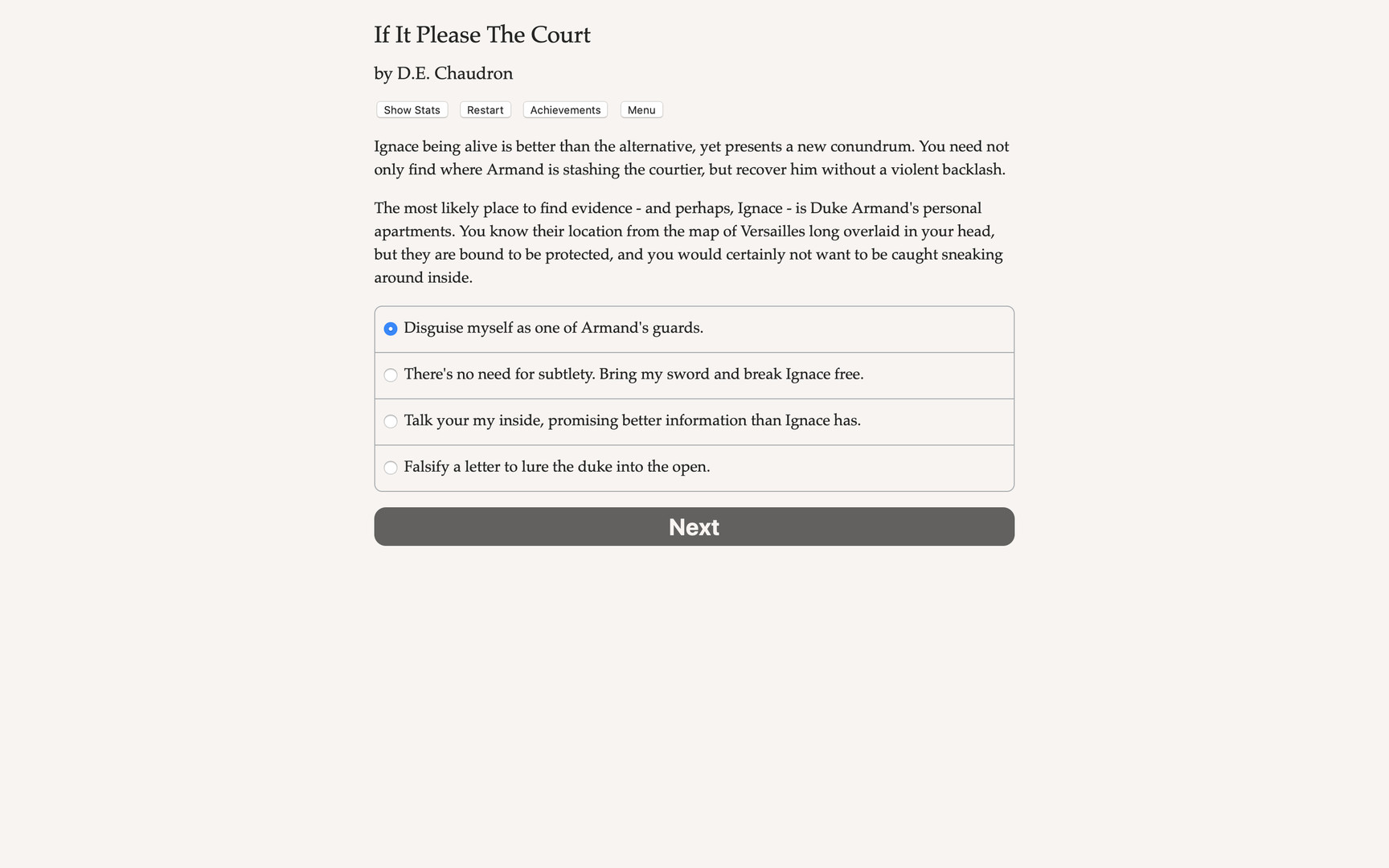 If It Please the Court