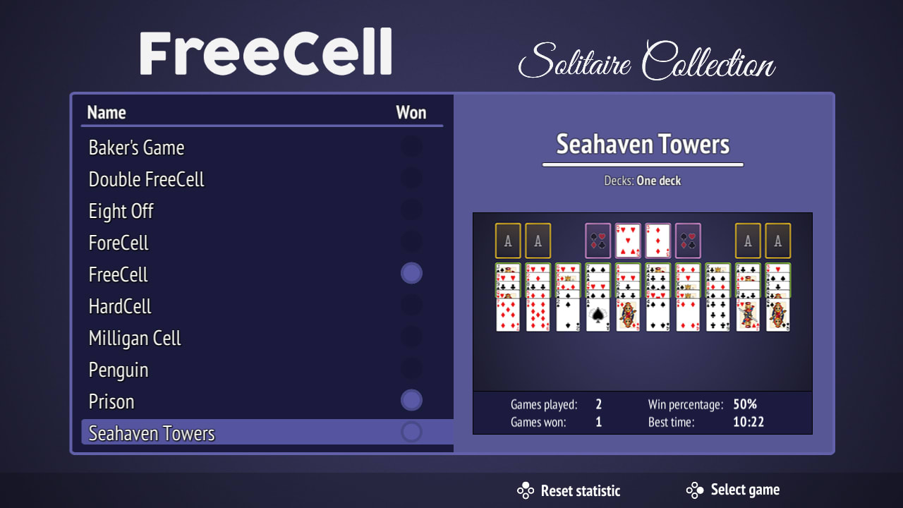 FreeCell Solitaire Collection