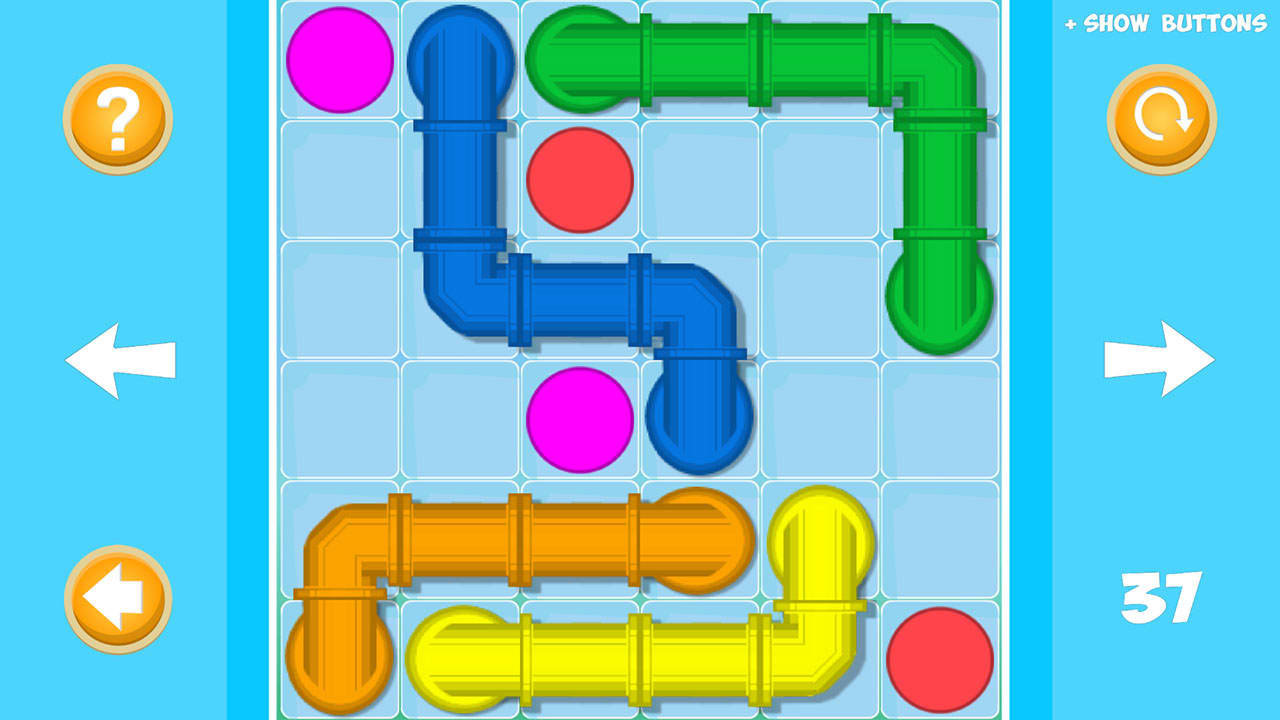 Connect Color Dots: Fun Water Flow Pipe Line Art Puzzle Game