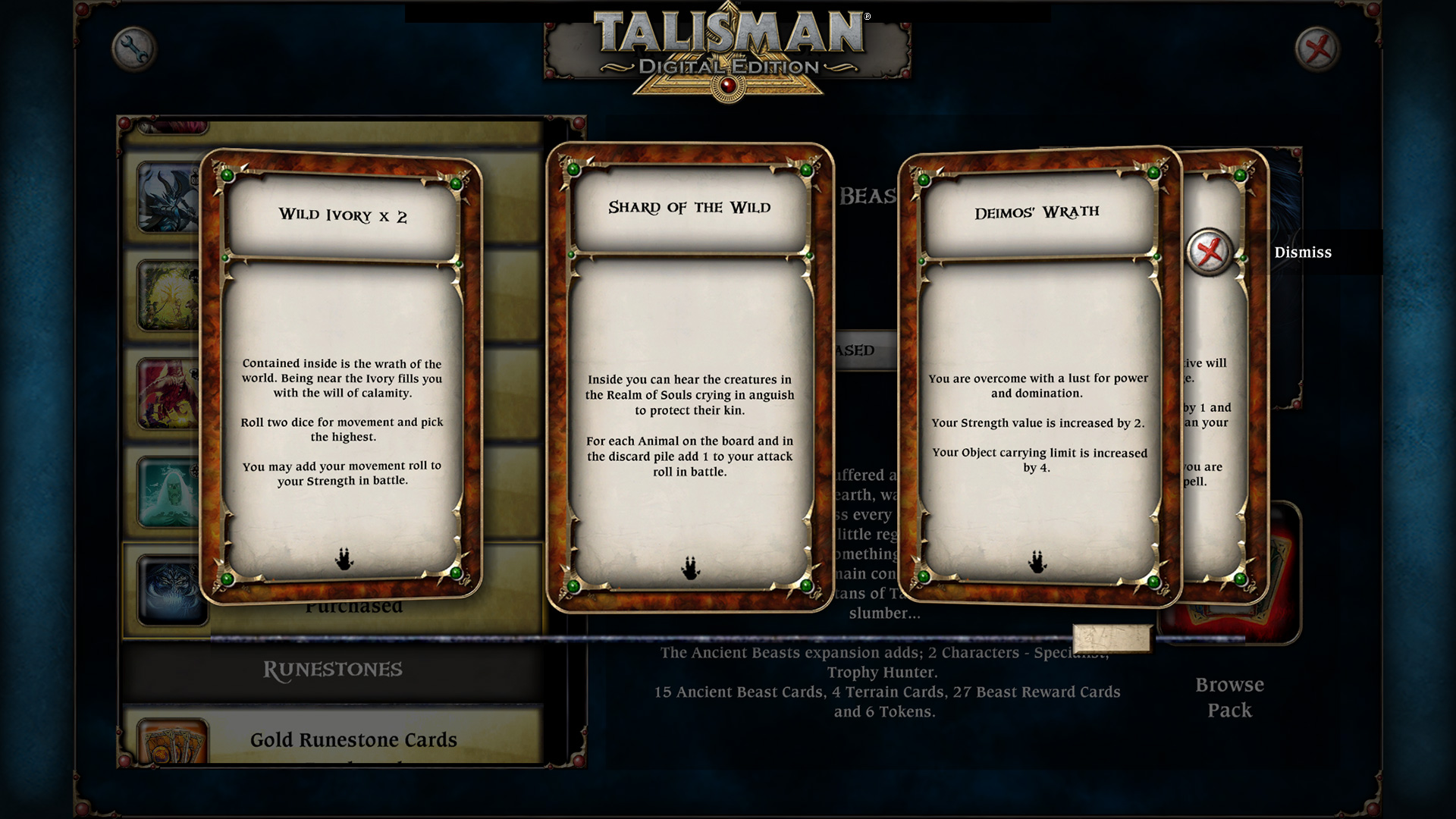 Talisman: The Ancient Beasts