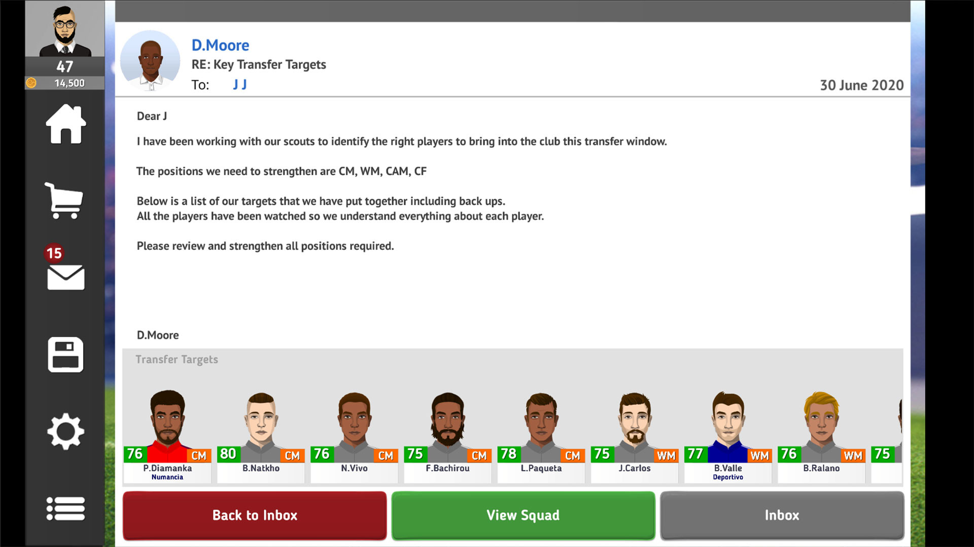 Club Soccer Director 2021