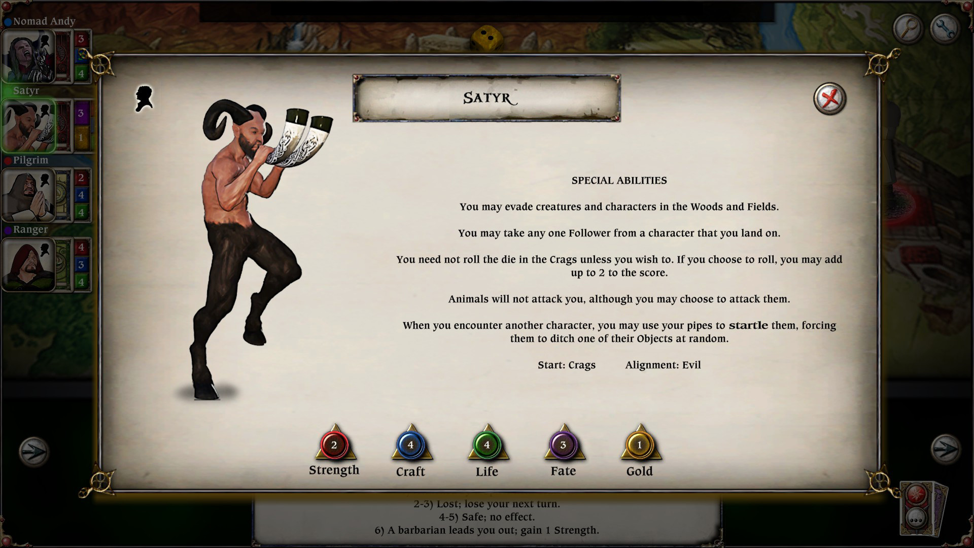 Talisman: Digital Edition – Satyr