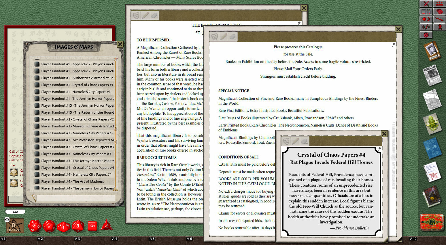 Fantasy Grounds: Call of Cthulhu – The House of R’lyeh