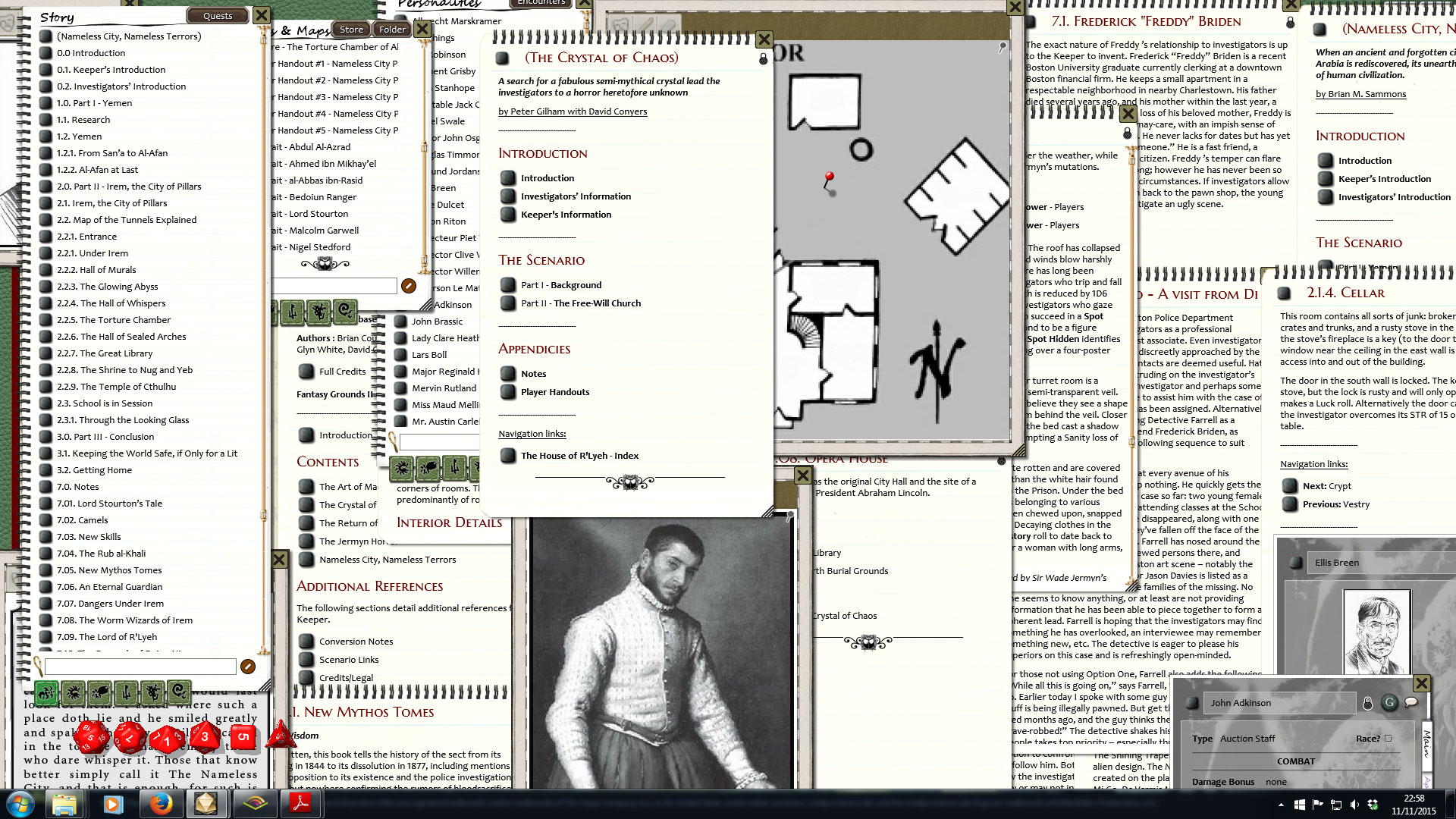 Fantasy Grounds: Call of Cthulhu – The House of R’lyeh