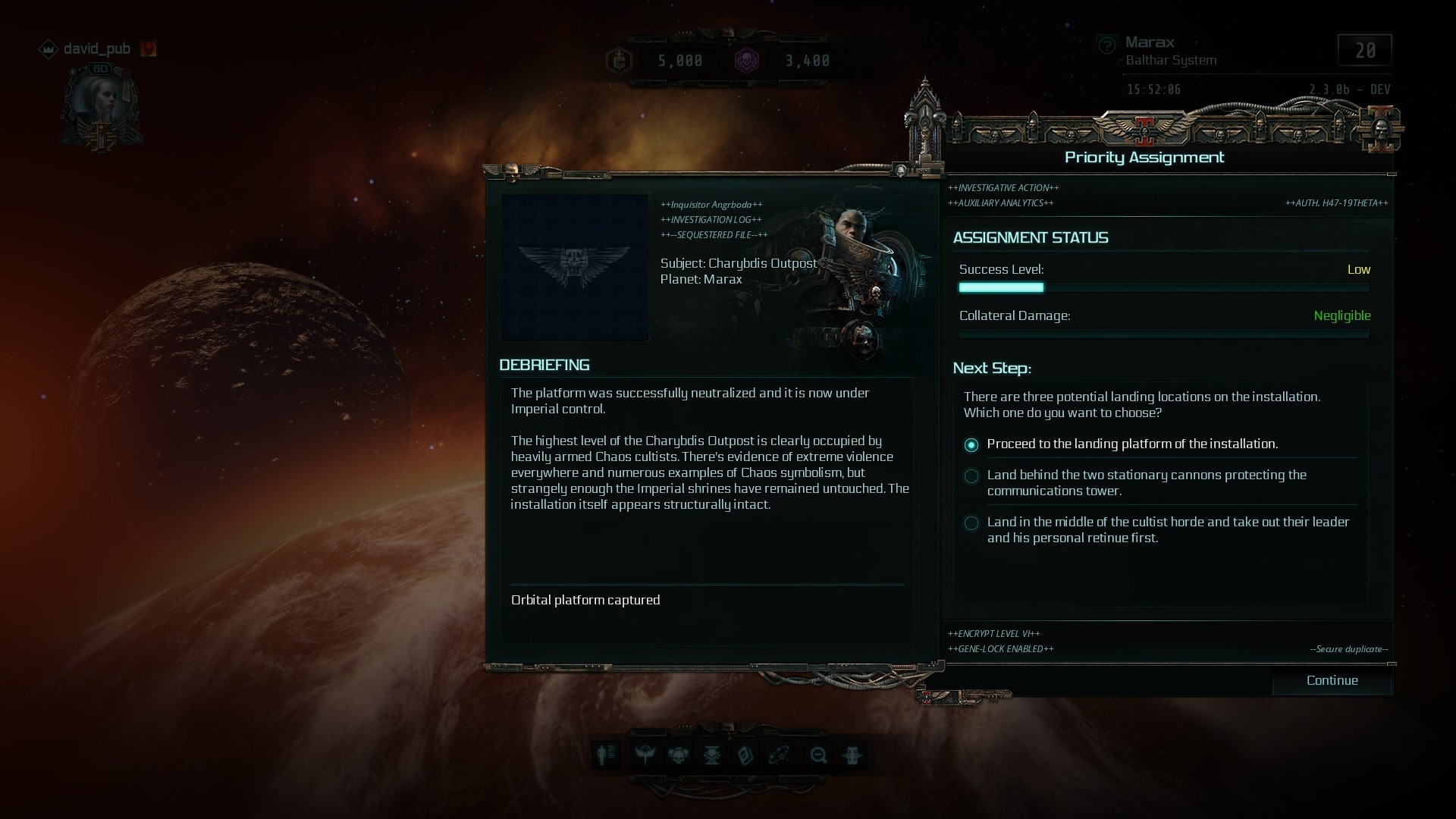 Warhammer 40,000: Inquisitor – Martyr: Charybdis Outpost