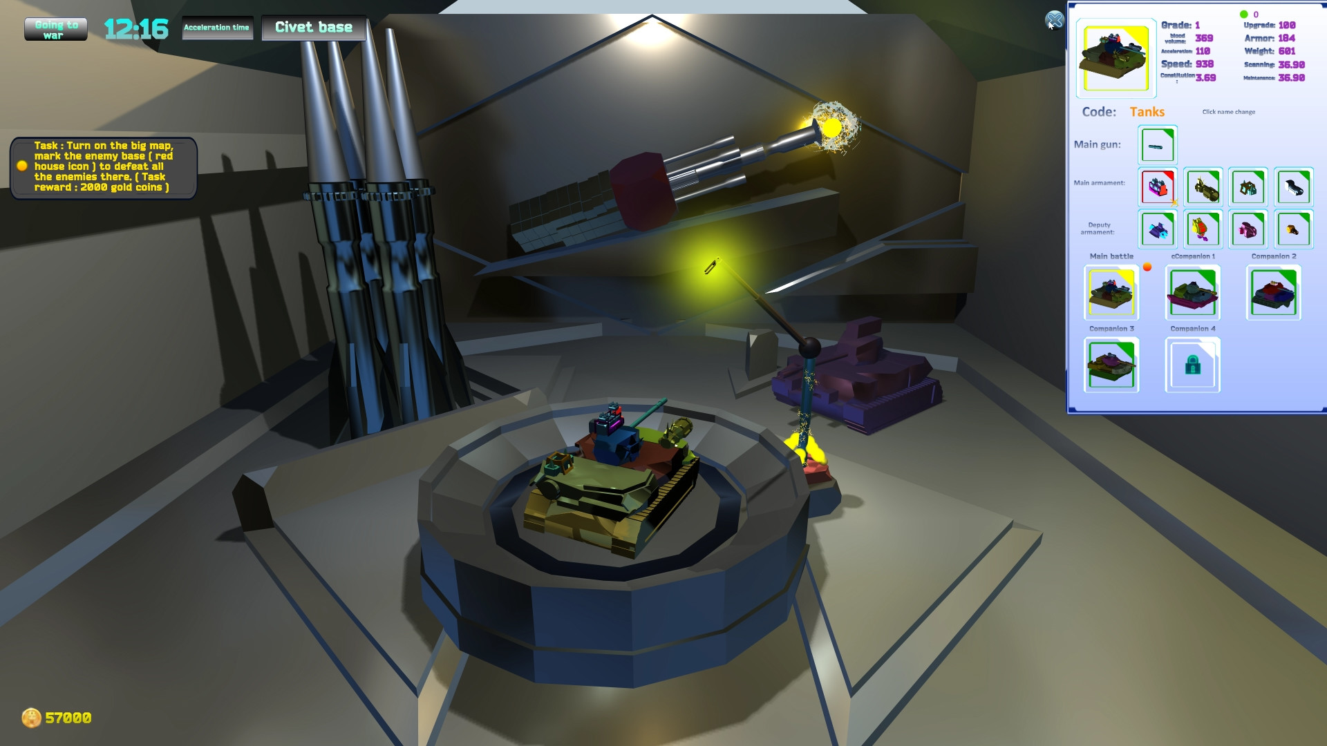 Mecha and Tank Fighting