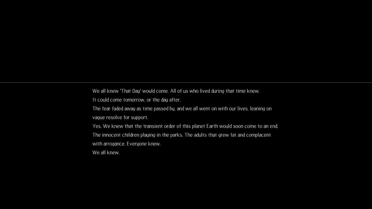 Living in the Ending World