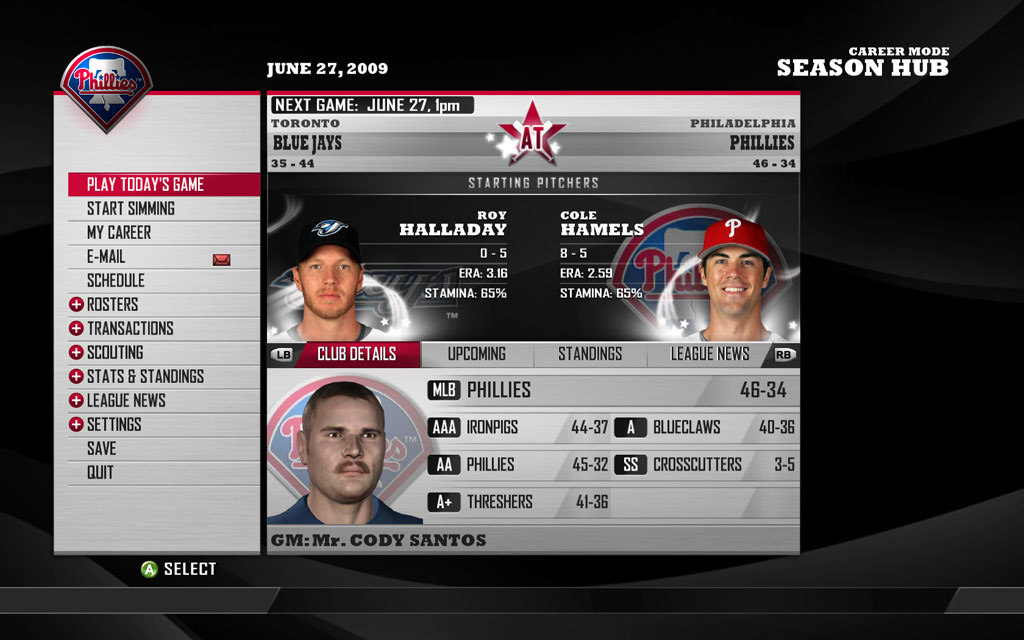 MLB Front Office Manager