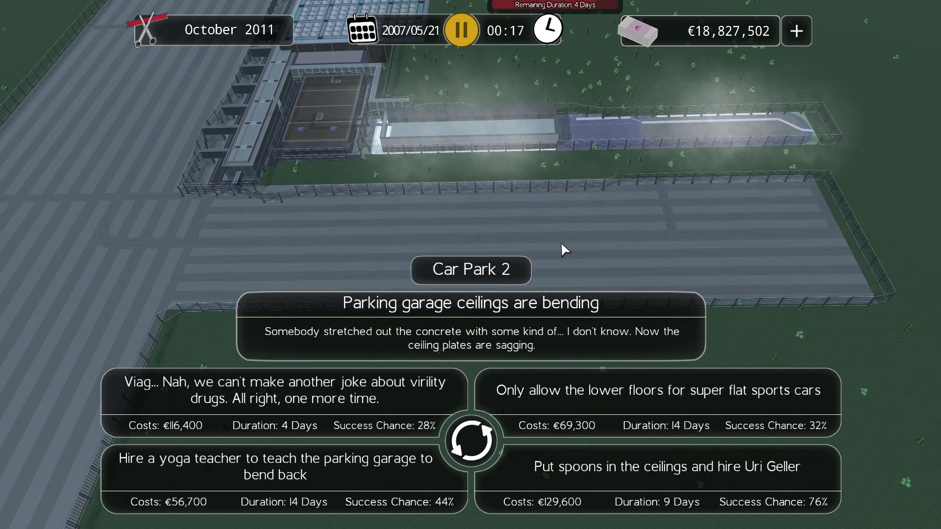 Chaotic Airport Construction Manager