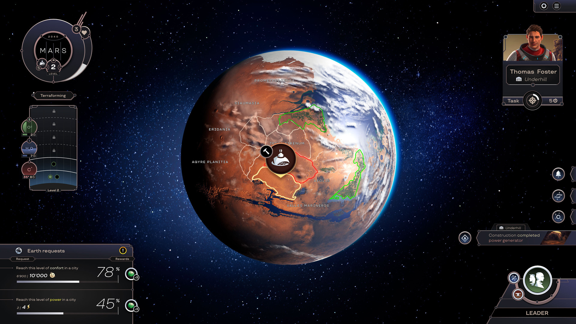 Terraformers: First Steps on Mars