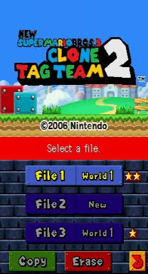 New Super Mario Bros. 5: Clone Tag Team 2