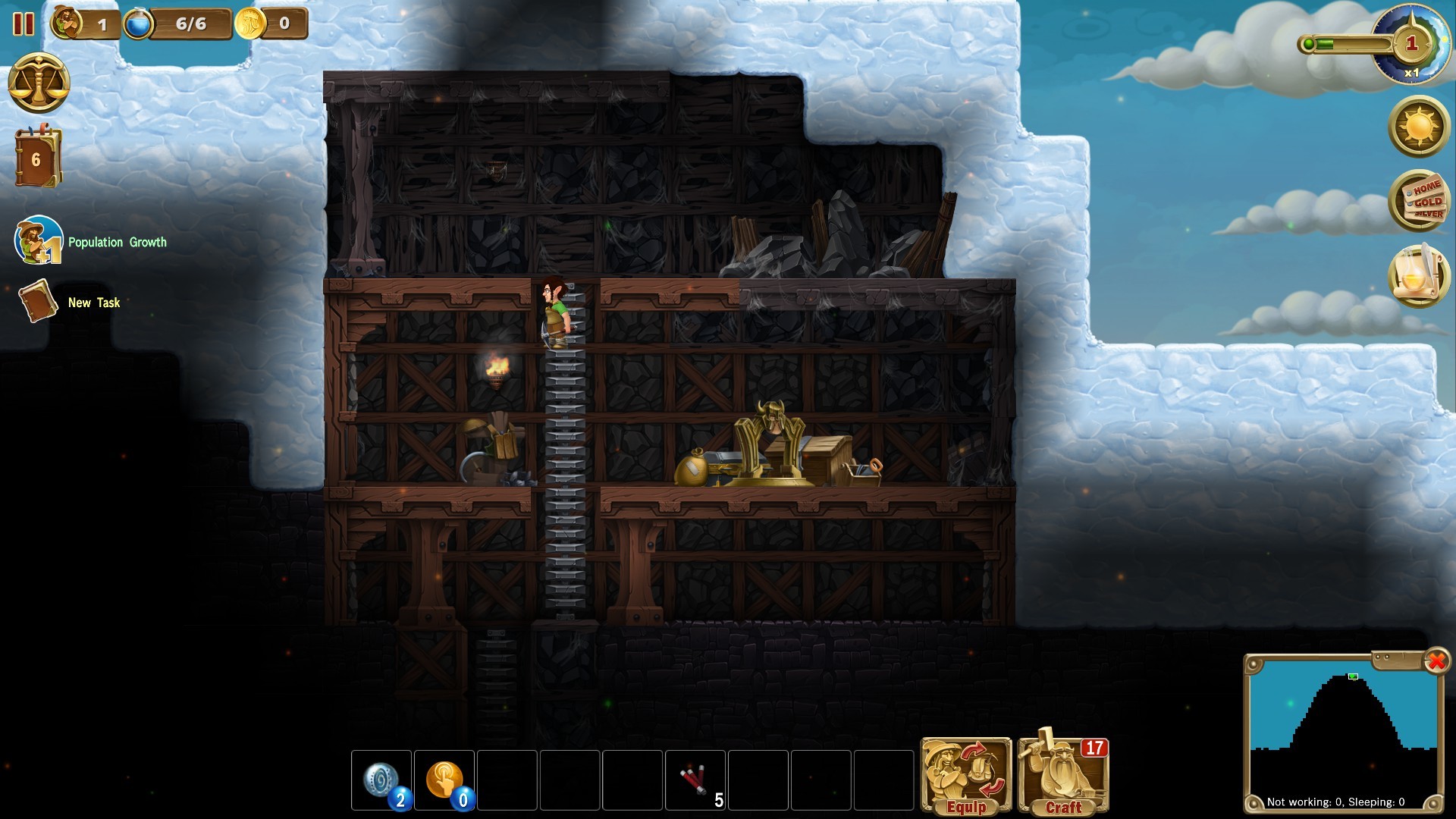 Craft the World: Lonely Mountain