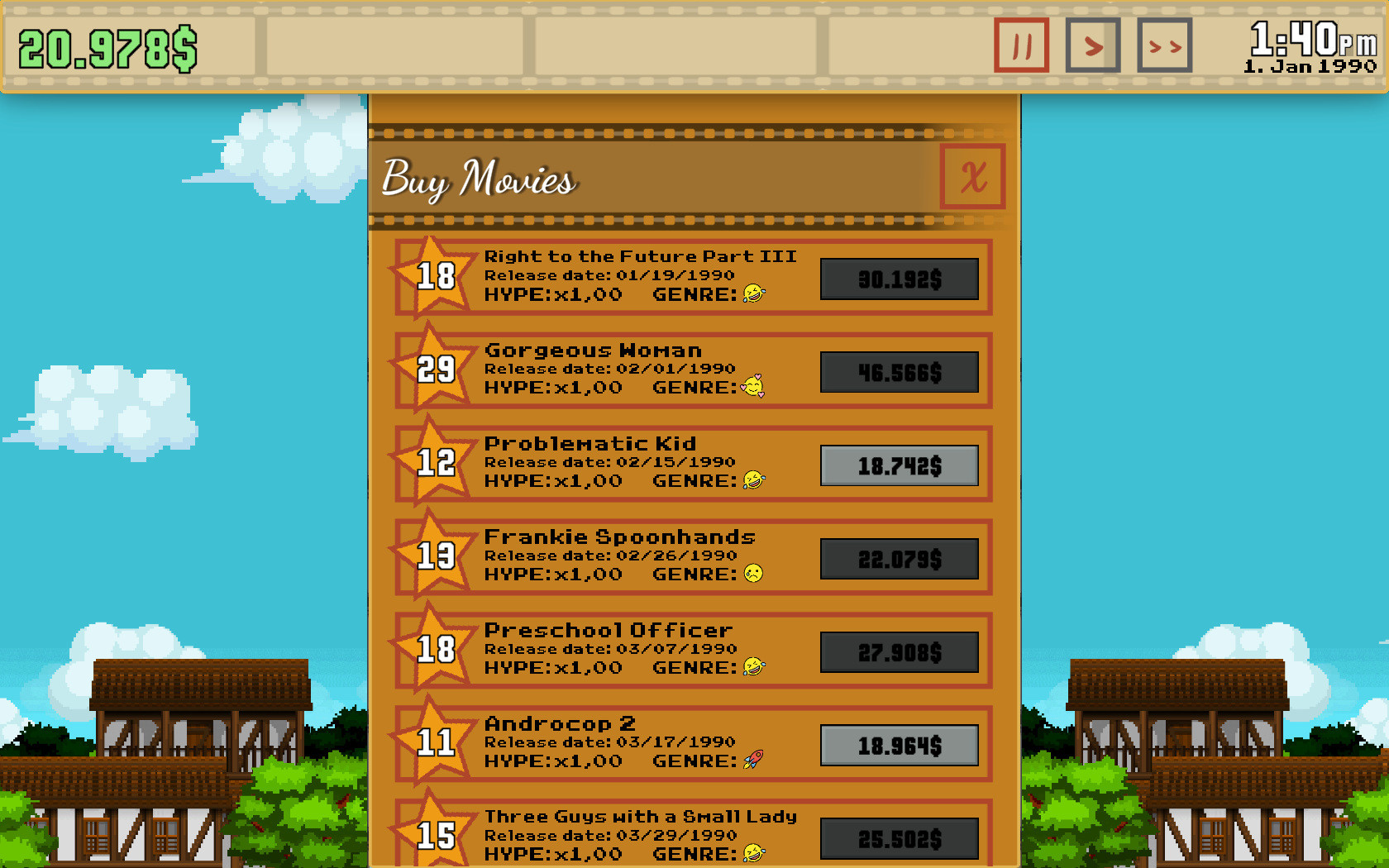 Movie Tycoon Simulator 2020