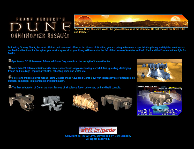 Dune: Ornithopter Assault