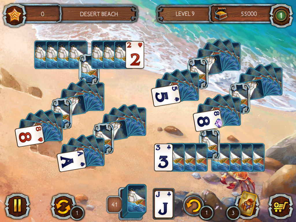 Solitaire Legend of the Pirates 2