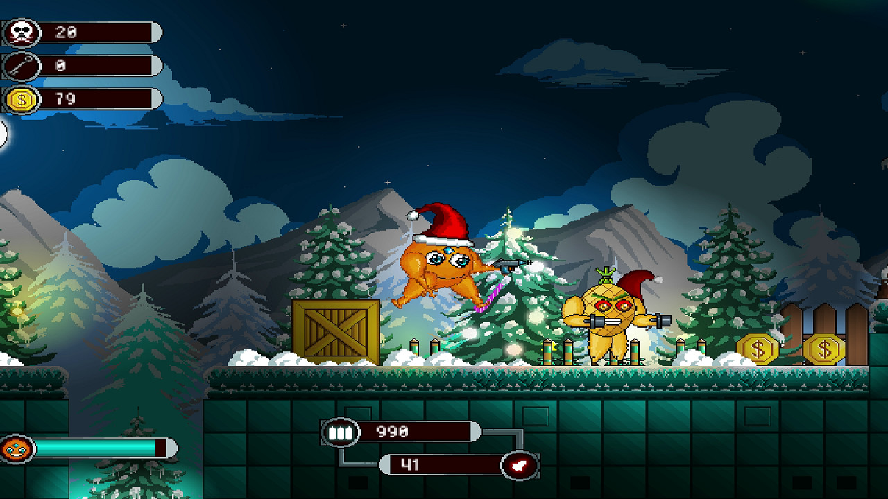 Orange Santa