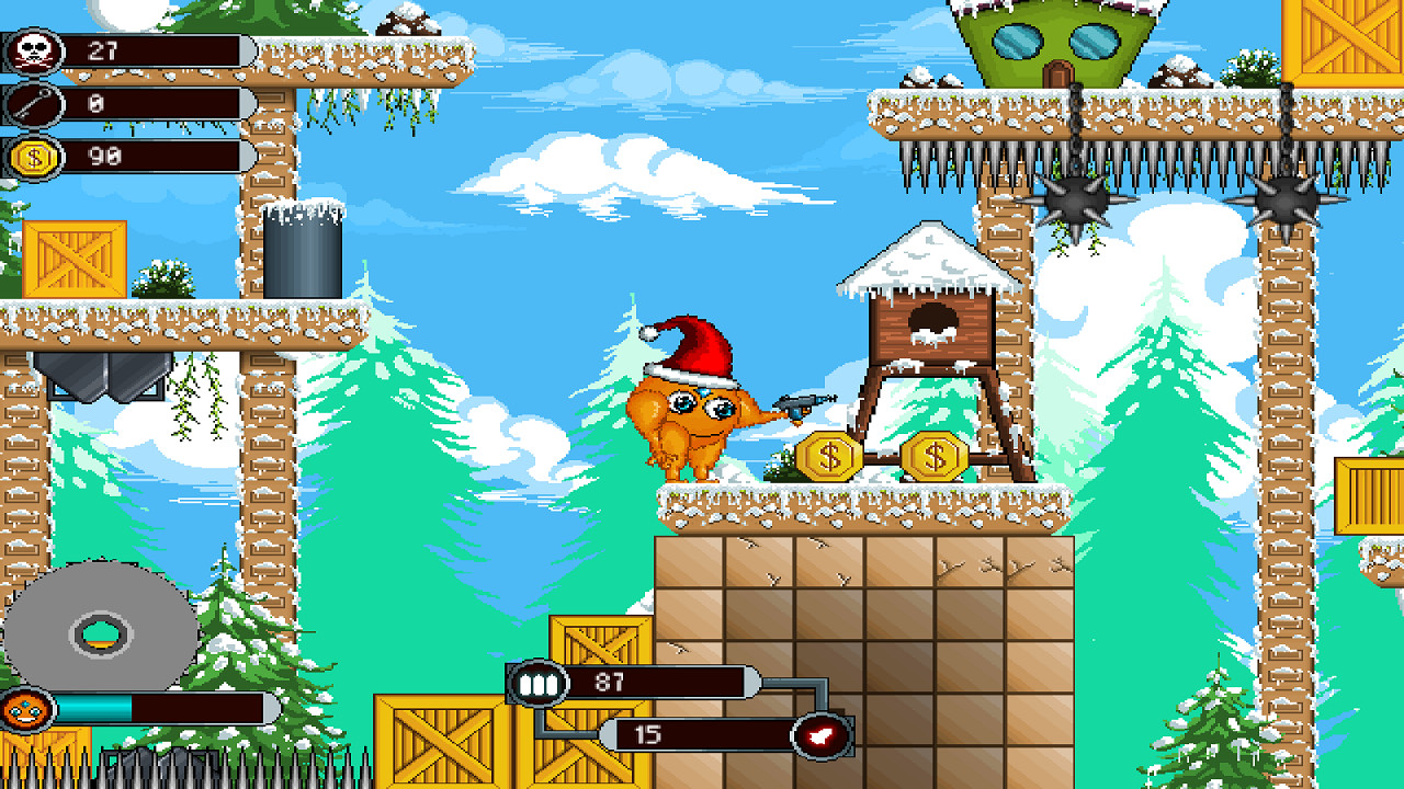 Orange Santa