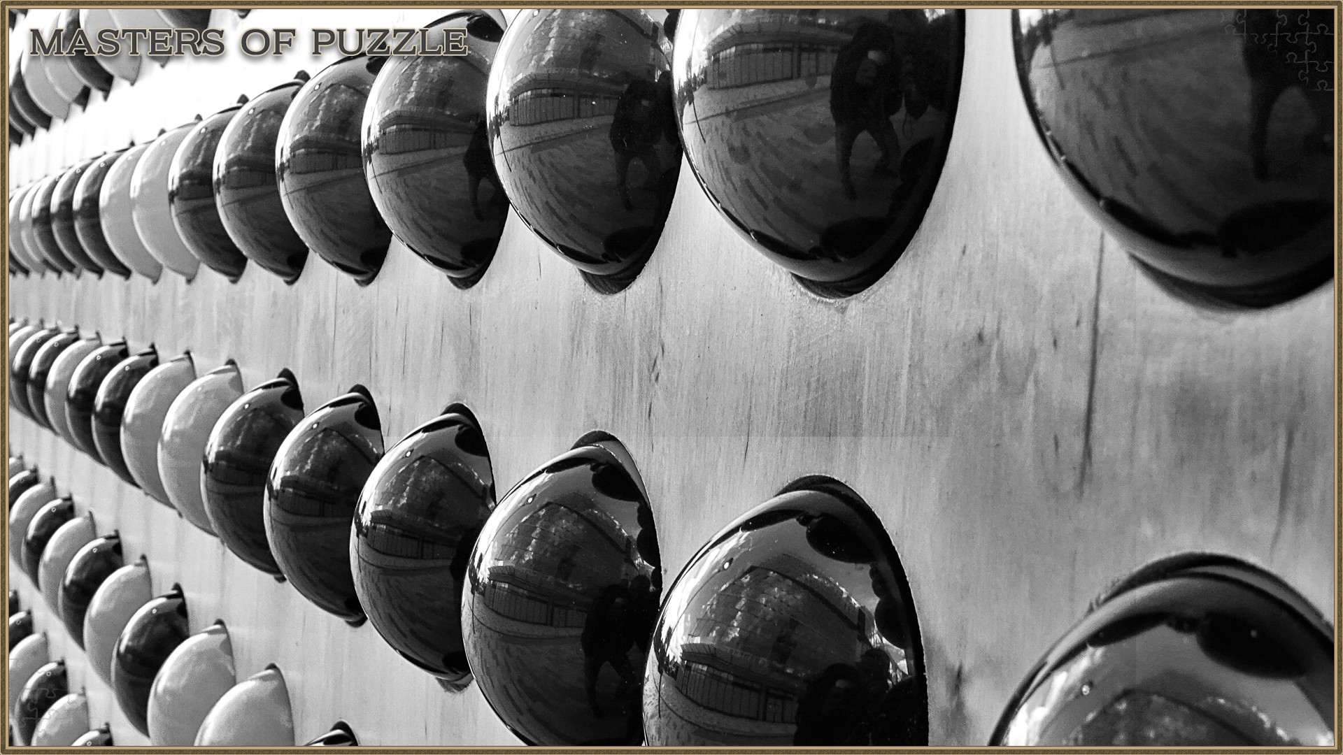 Masters of Puzzle: Black and White – Beads in the Wall