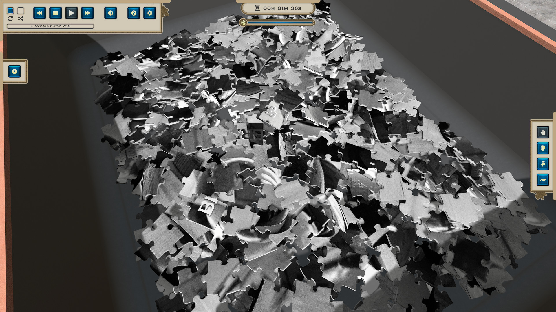 Masters of Puzzle: Black and White – Beads in the Wall