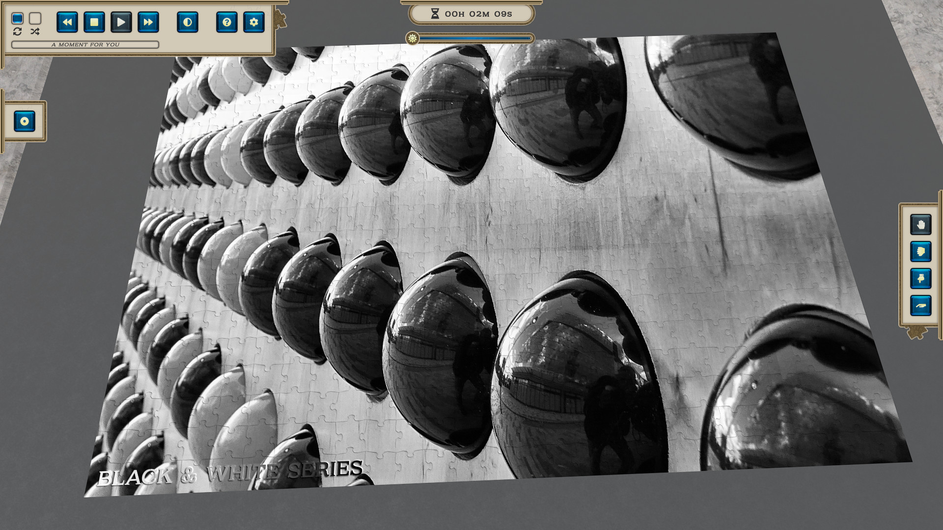 Masters of Puzzle: Black and White – Beads in the Wall