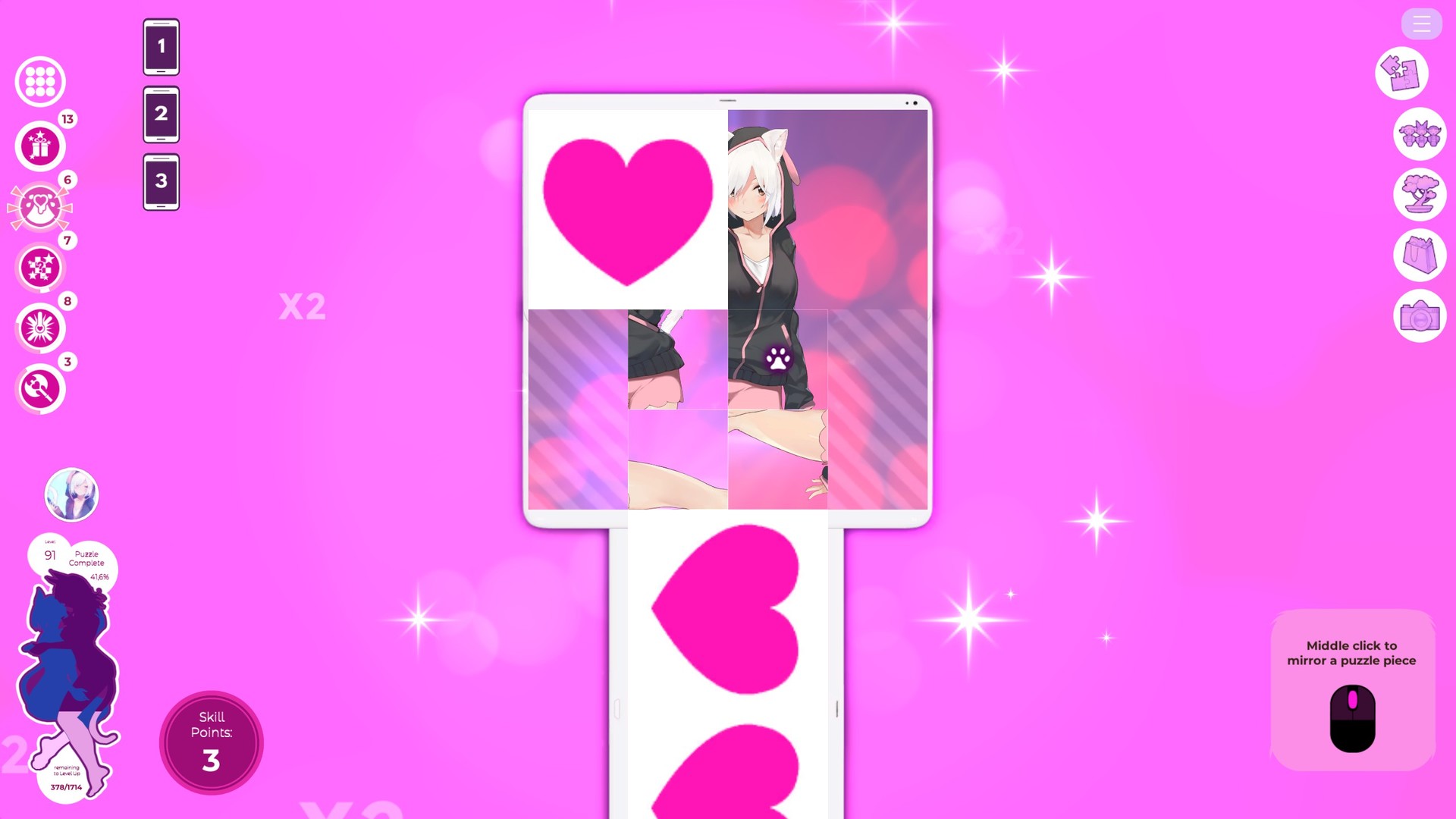 Mosaique Neko Waifus 3