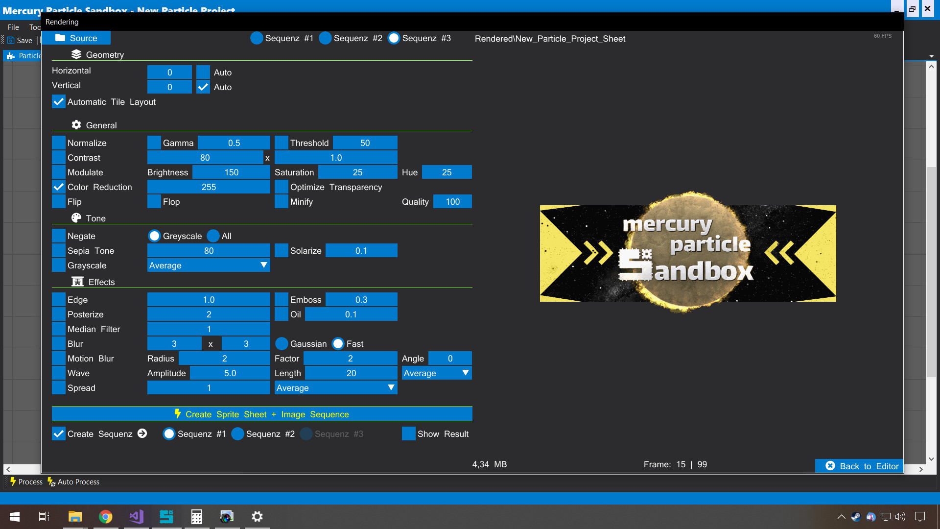 Mercury Particle Sandbox