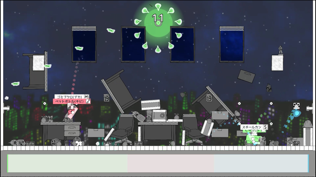 Cleaning Robot Match: Scatter Battlers