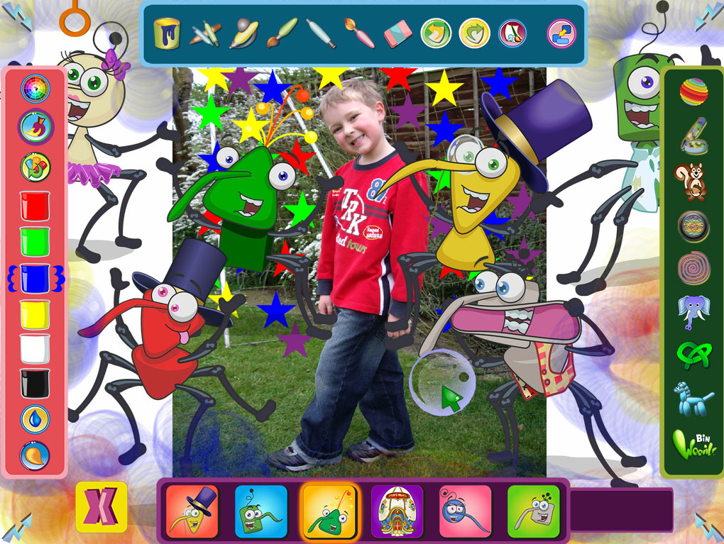 Bin Weevils Arty Arcade