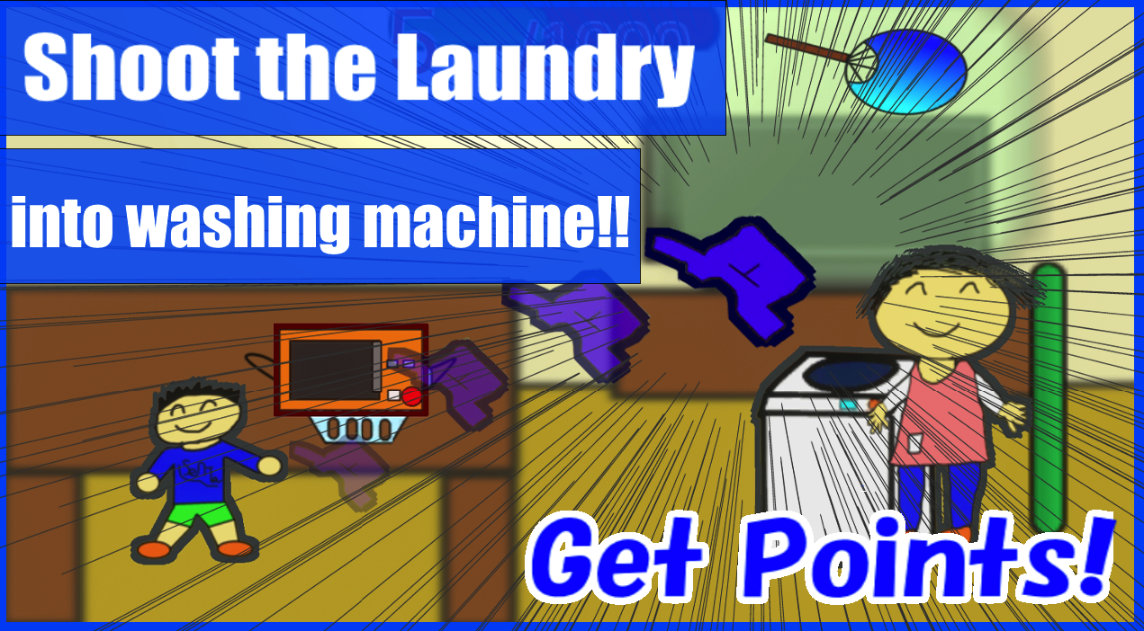 Crazy! Laundry Game: Don’t Hit Mom With Dangerous