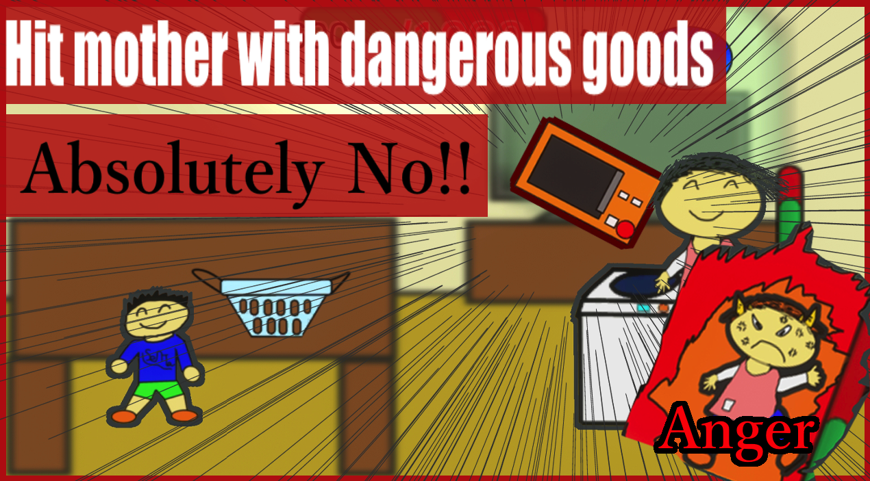 Crazy! Laundry Game: Don’t Hit Mom With Dangerous