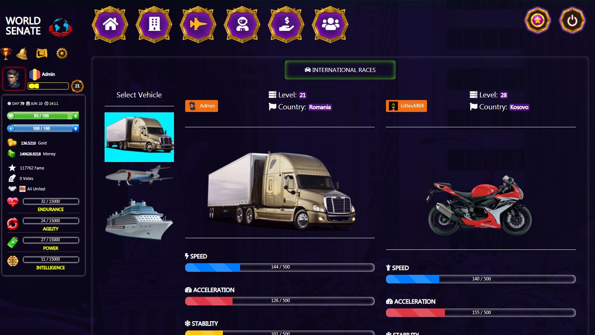 World Senate Game – Free Online Multiplayer Game