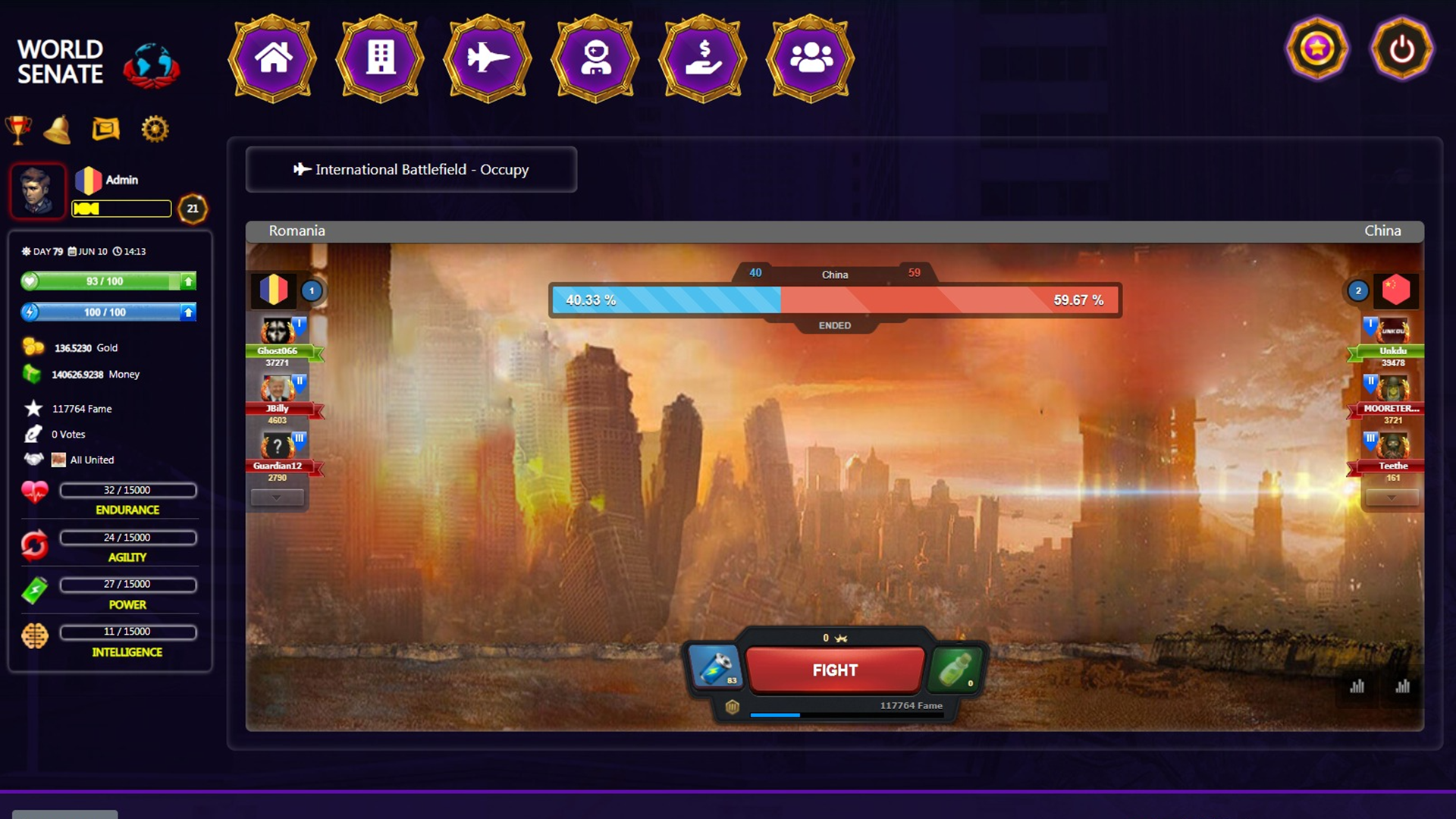 World Senate Game – Free Online Multiplayer Game