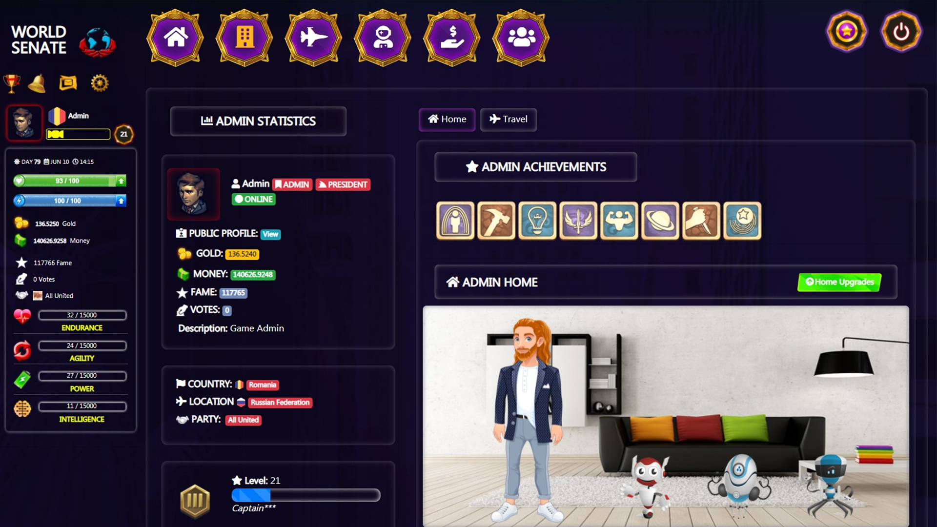 World Senate Game – Free Online Multiplayer Game