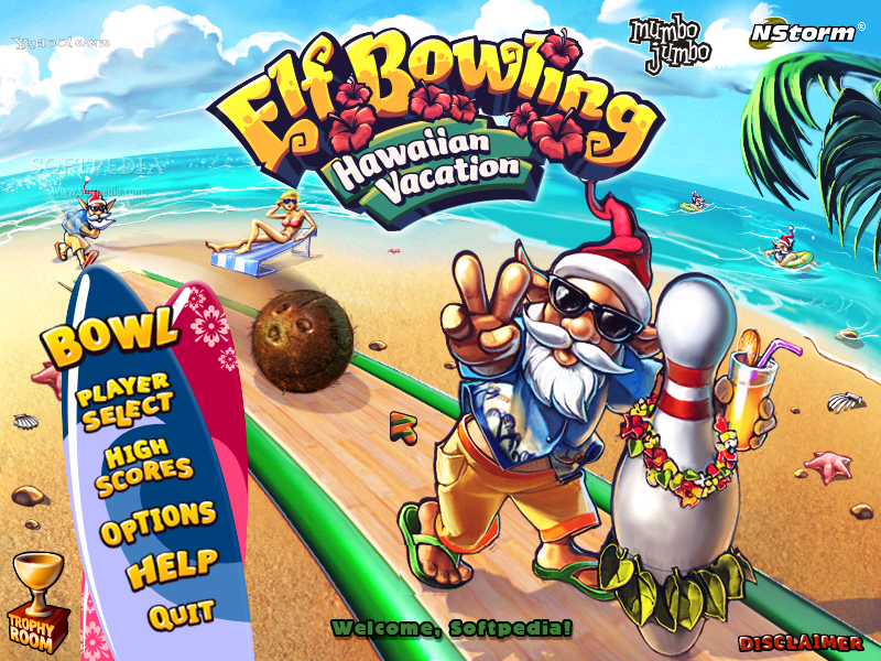 Elf Bowling: Hawaiian Vacation