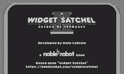 Widget Satchel II: Return of Sprocket