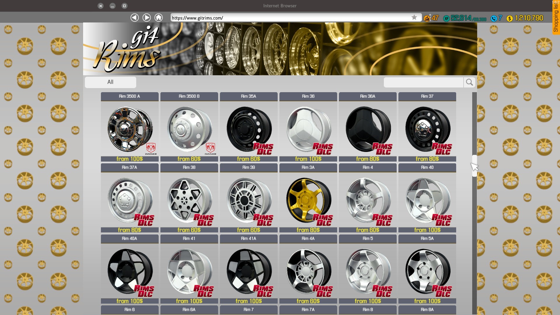 Car Mechanic Simulator 2018: Rims