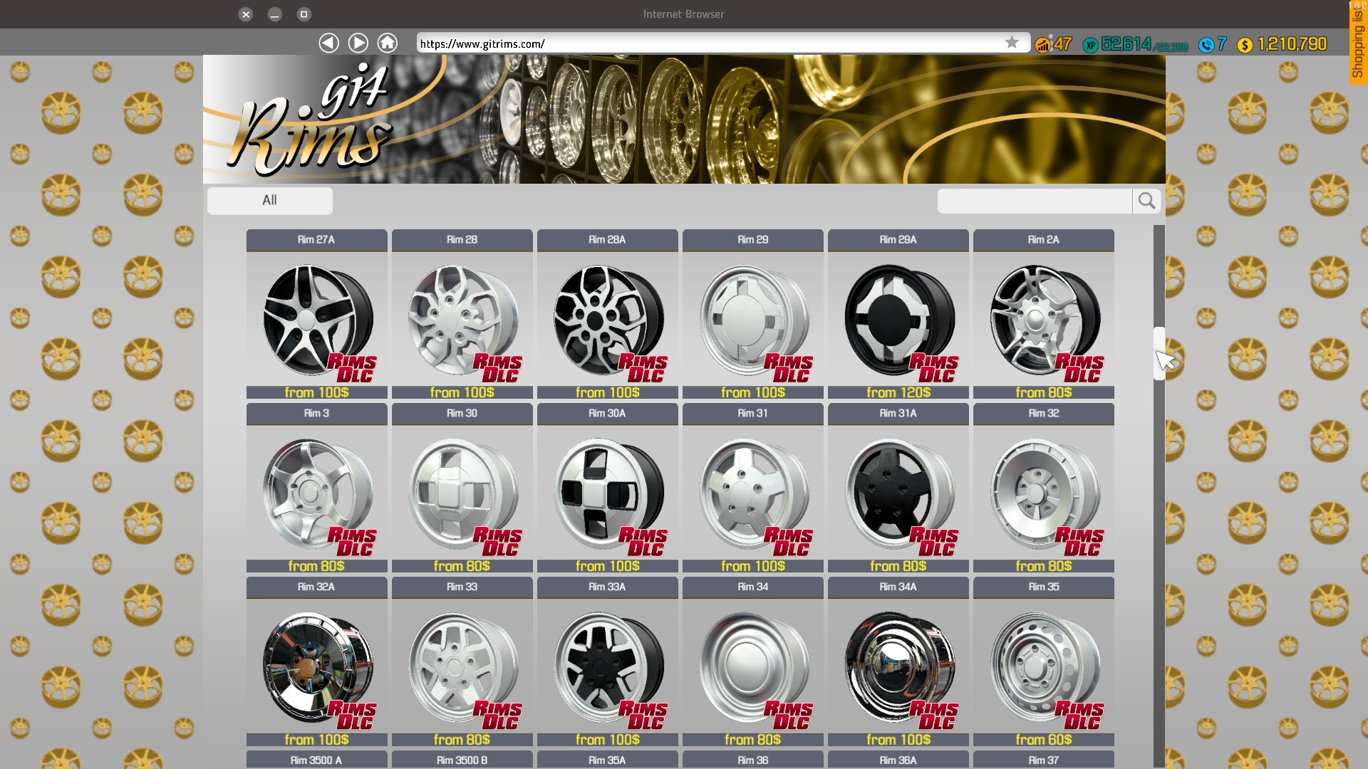 Car Mechanic Simulator 2018: Rims