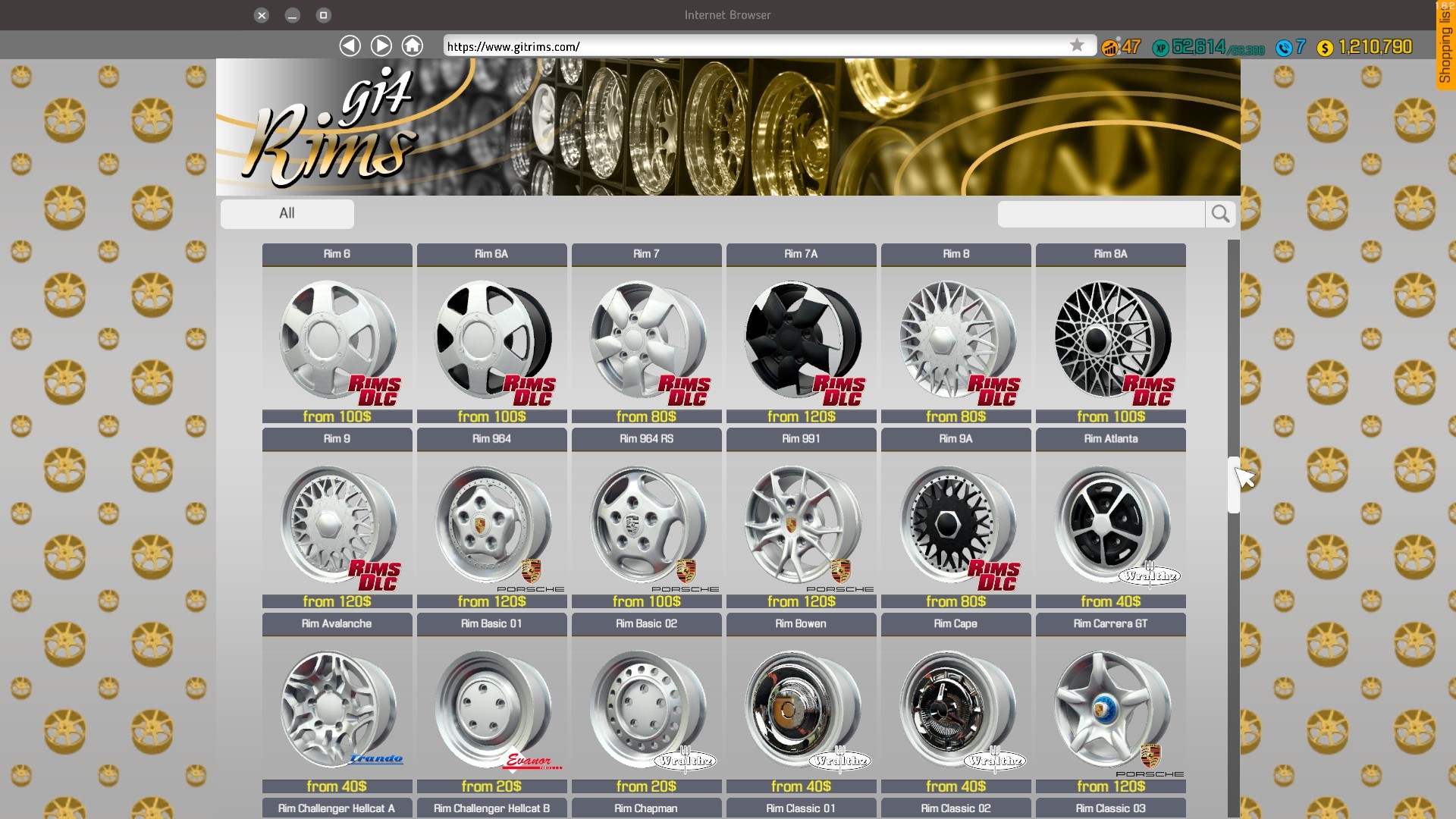 Car Mechanic Simulator 2018: Rims