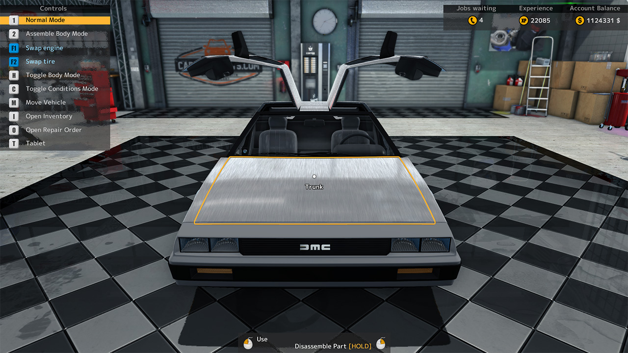 Car Mechanic Simulator 2015: DeLorean