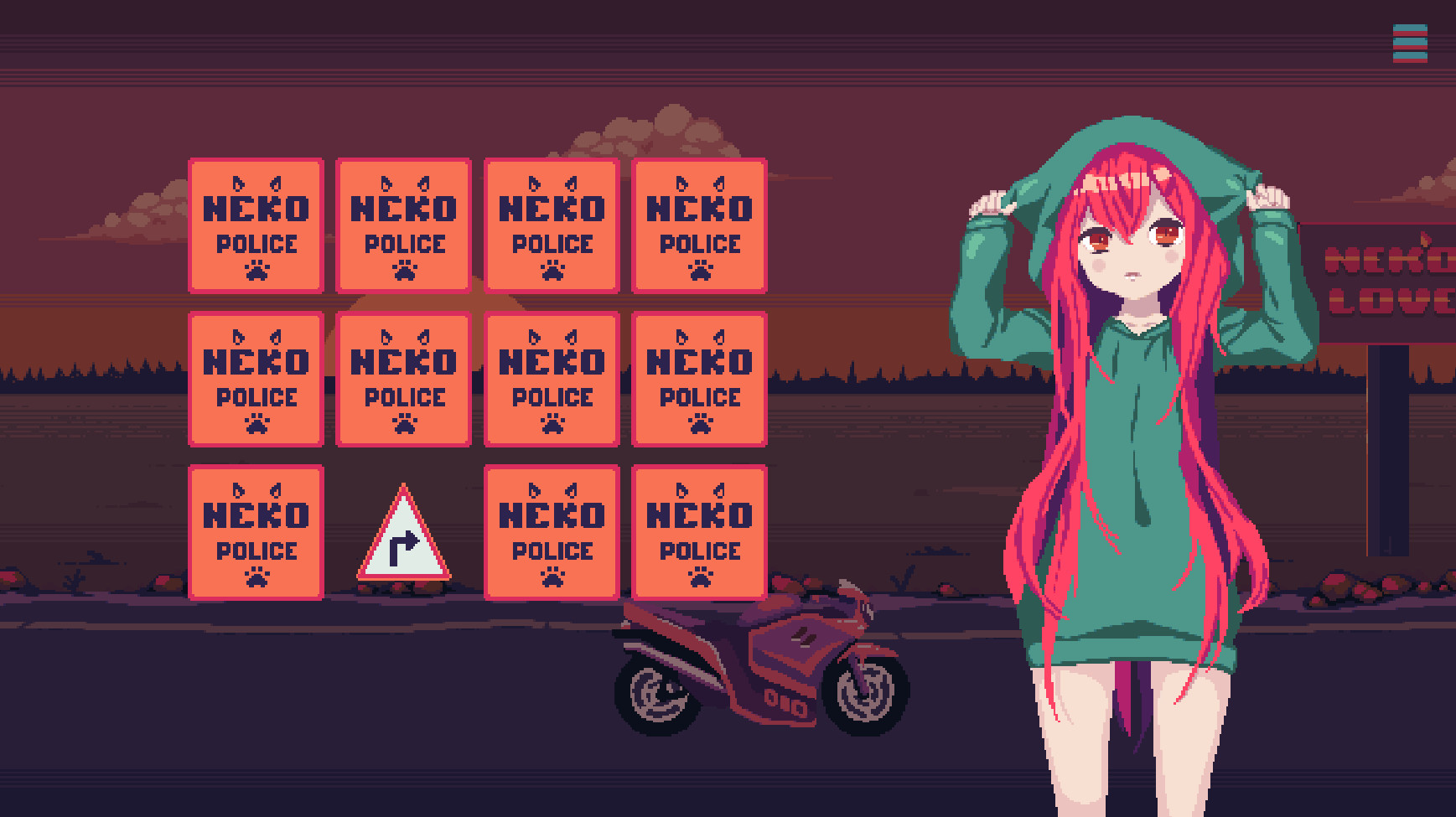 Anime Sunset Ride