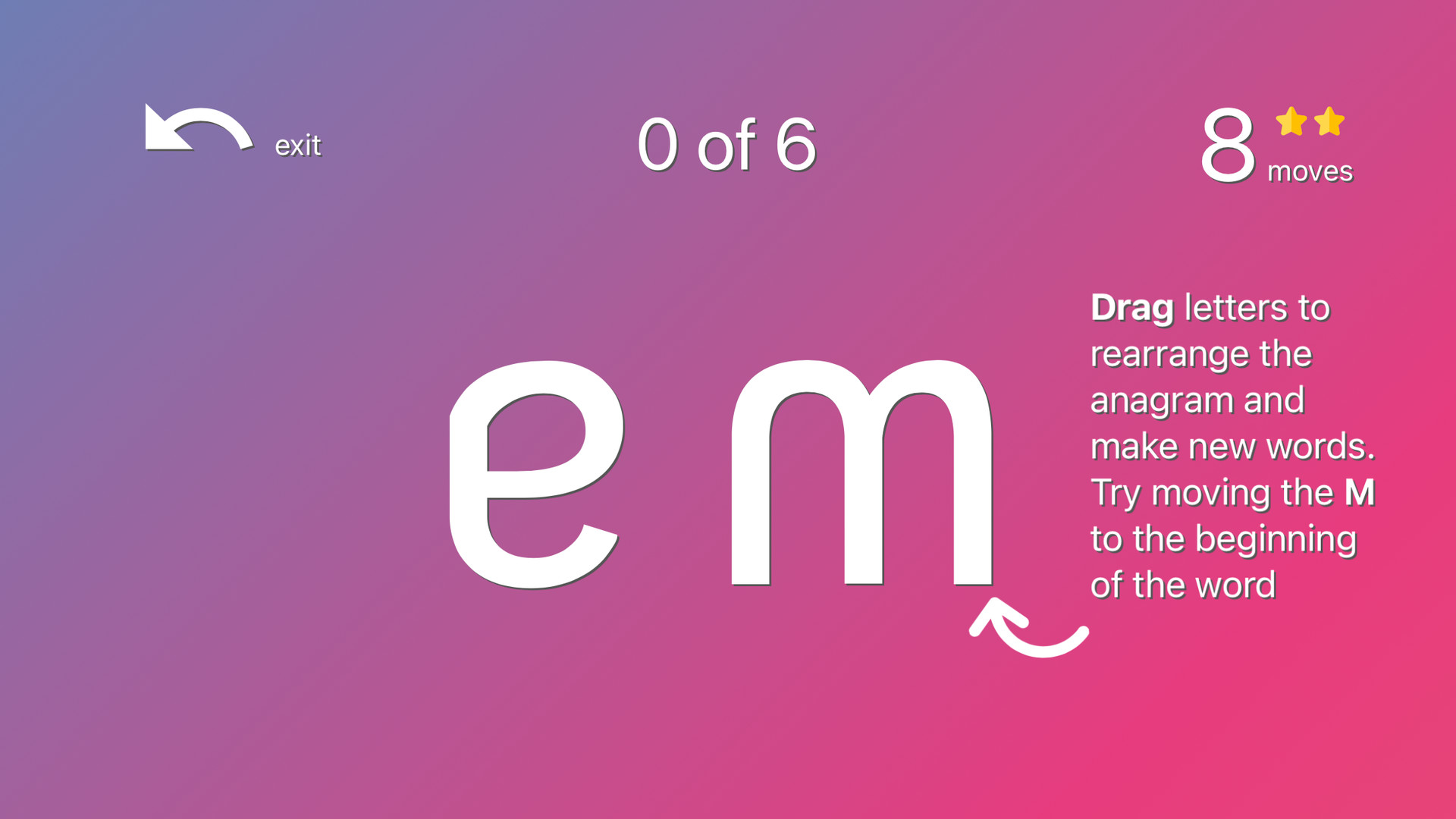 Anagraphs: An Anagram Game With a Twist