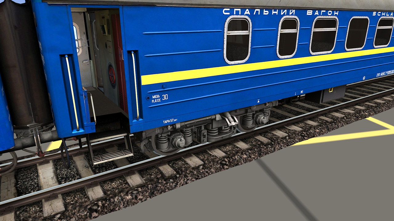 Trainz Railroad Simulator 2019: RZD-UZ-RIC Wagons