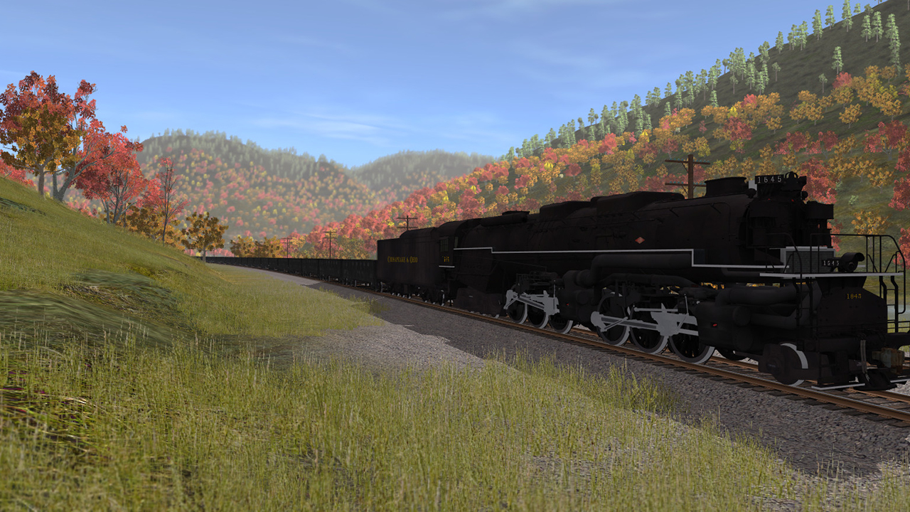 Trainz Railroad Simulator 2019: C&amp;O 2-6-6-6 H8 – New River Mining Coal Run